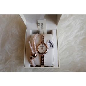 Anne Klein Watch with Swarvoski Crystals